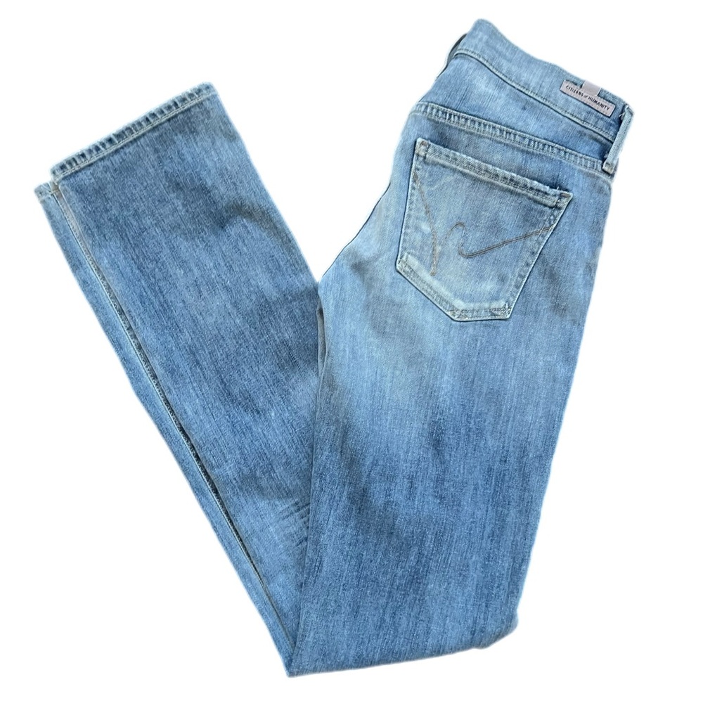 Citizens Of Humanity Sky Blue Straight Leg Jeans